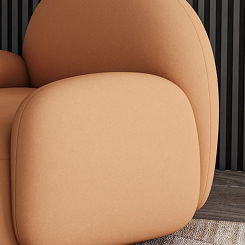 31.5" Wide Scandinavian Single Sofa Chair Fixed Back Arm Chair for Living Room