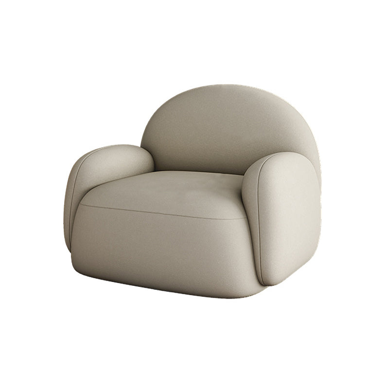 31.5" Wide Scandinavian Single Sofa Chair Fixed Back Arm Chair for Living Room
