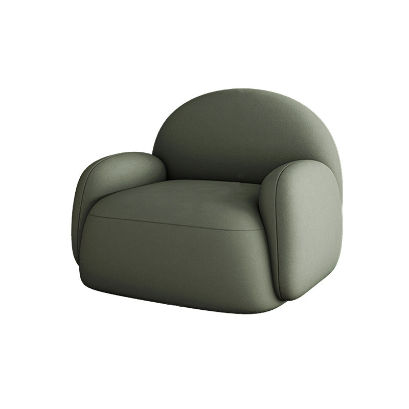 31.5" Wide Scandinavian Single Sofa Chair Fixed Back Arm Chair for Living Room