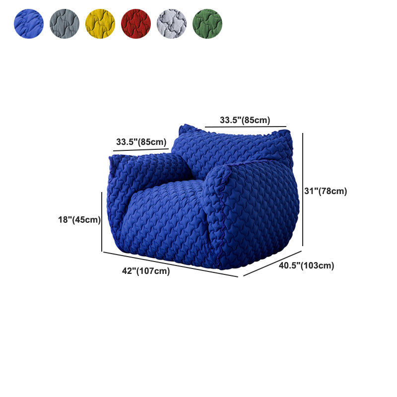 40.55" Wide Scandinavian Single Sofa Chair Polyester Twill Arm Chair for Bedroom