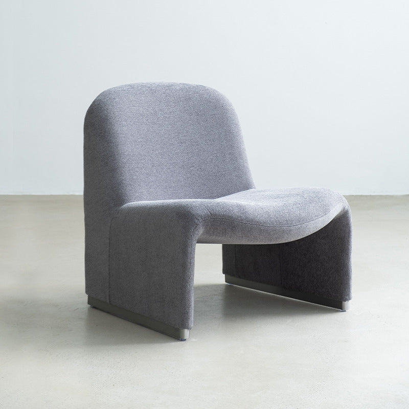 23.2"Wide Tight Back Armless Single Accent Chair for Apartment