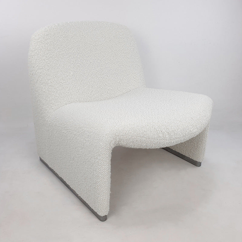 23.2"Wide Tight Back Armless Single Accent Chair for Apartment