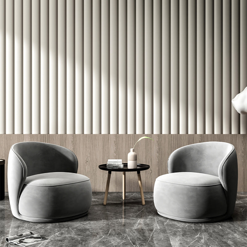 28.7"Wide Tight Back Armless Single Slipper Accent Chair for Apartment