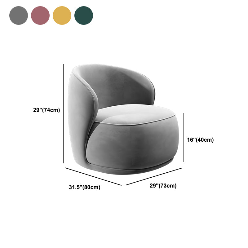 28.7"Wide Tight Back Armless Single Slipper Accent Chair for Apartment
