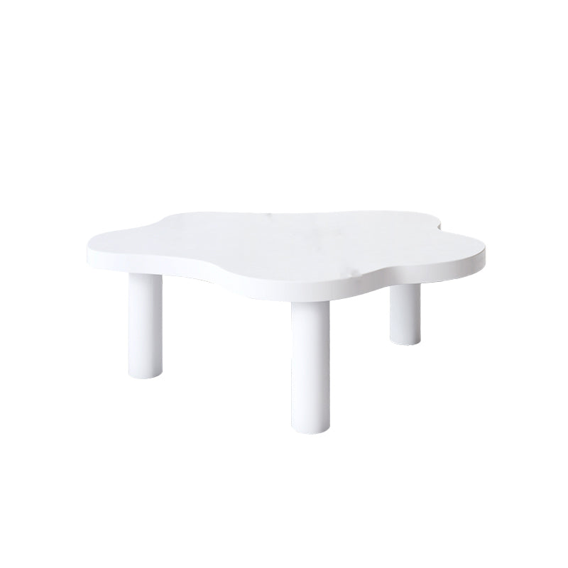 Scandinavian Wooden Coffee Table Free form 3 Legs Coffee Table Set for Bedroom