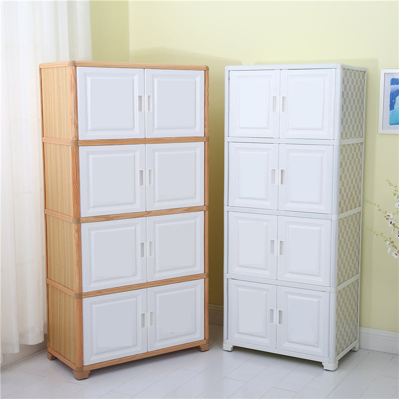 Contemporary 61.02'"Tall 4- Door Cabinet, Rectangle Accent Cabinet