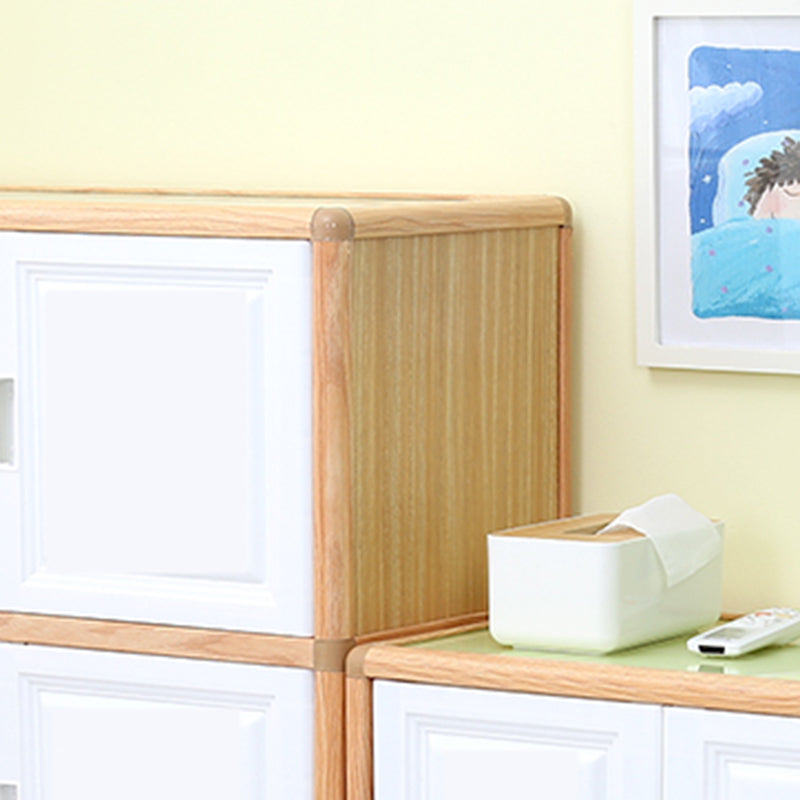 Contemporary 61.02'"Tall 4- Door Cabinet, Rectangle Accent Cabinet