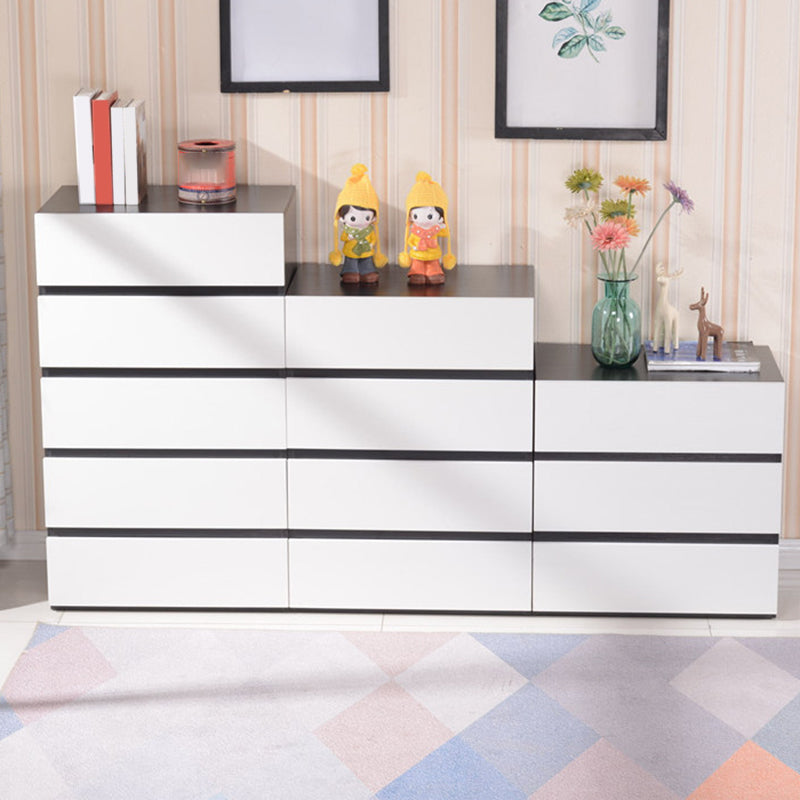 Contemporary 23.62'" Wooden Chest, Rectangle Accent Chest with Drawers