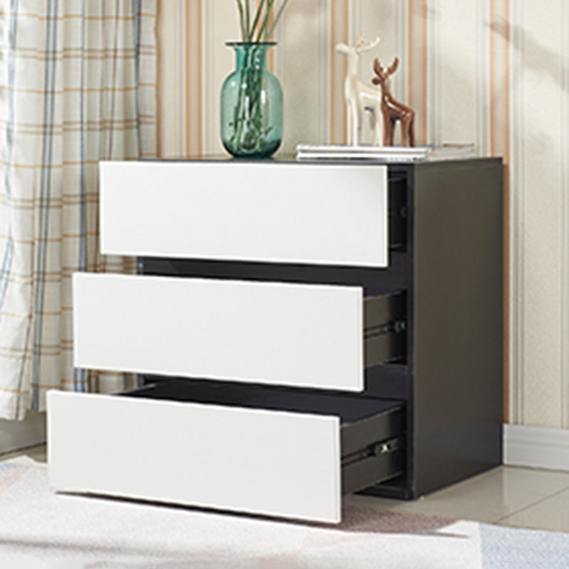 Contemporary 23.62'" Wooden Chest, Rectangle Accent Chest with Drawers