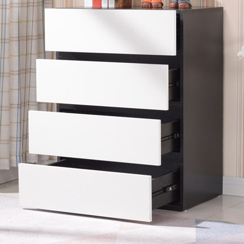 Contemporary 23.62'" Wooden Chest, Rectangle Accent Chest with Drawers