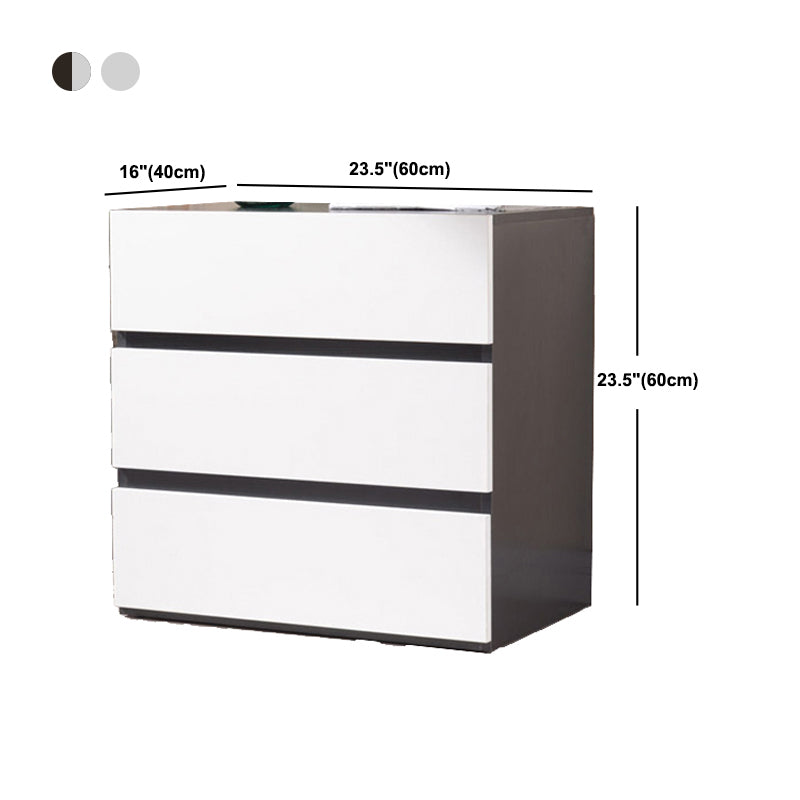 Contemporary 23.62'" Wooden Chest, Rectangle Accent Chest with Drawers