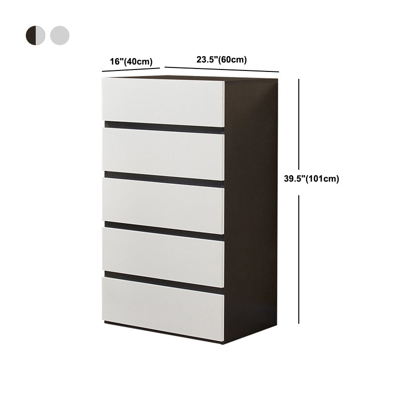 Contemporary 23.62'" Wooden Chest, Rectangle Accent Chest with Drawers