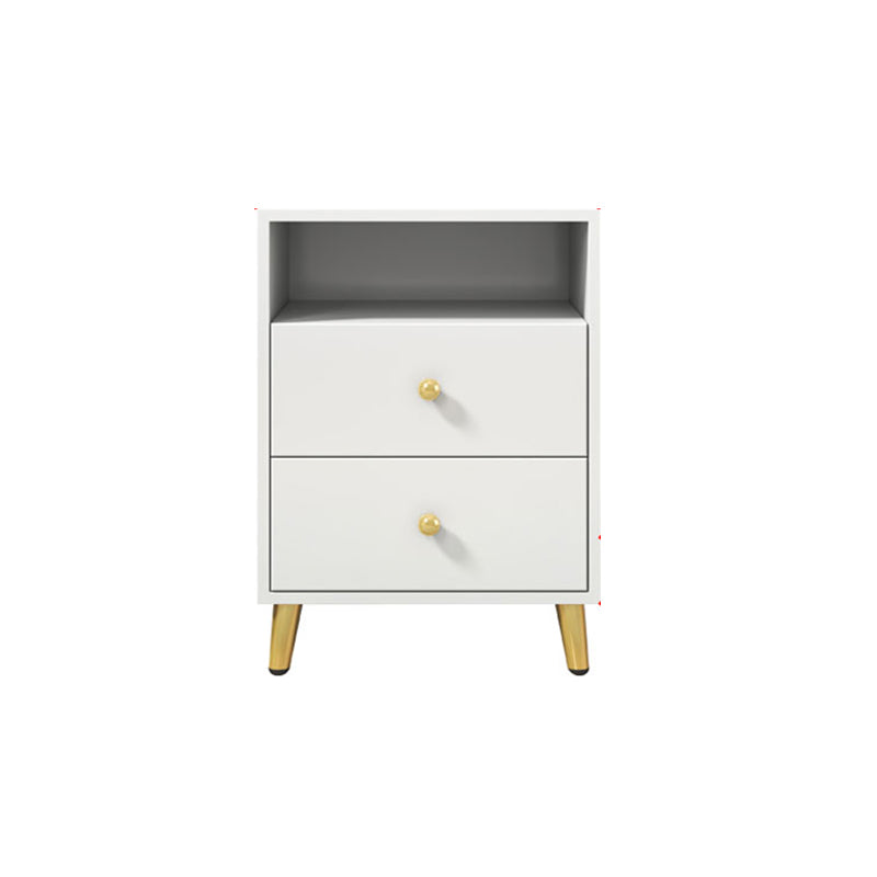 Contemporary 21.6"/35.4"Tall Accent Chest Rectangle Wood Chest with Drawers