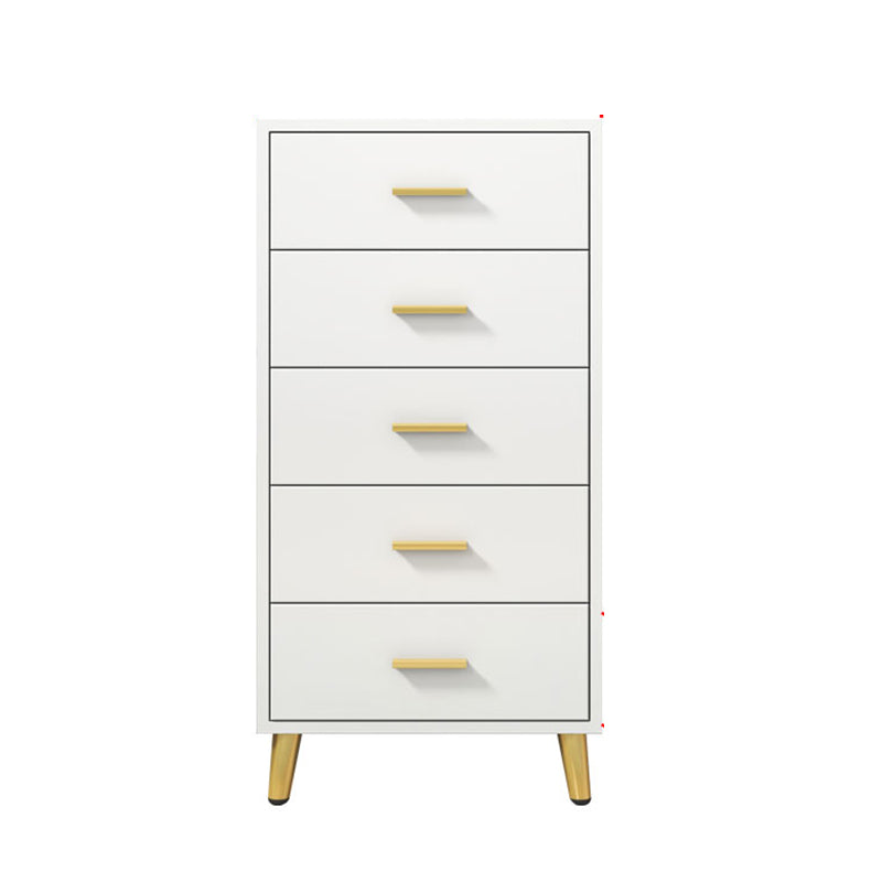 Contemporary 21.6"/35.4"Tall Accent Chest Rectangle Wood Chest with Drawers