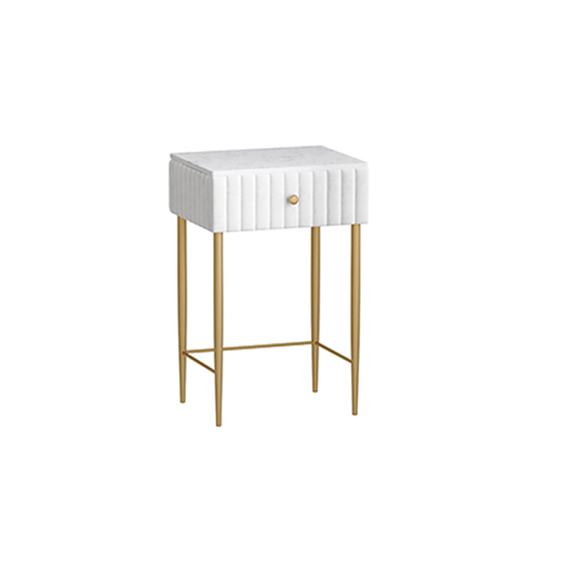 29.5" Tall Glam Makeup Vanity Desk 1 Drawer Dressing Table For Bedroom