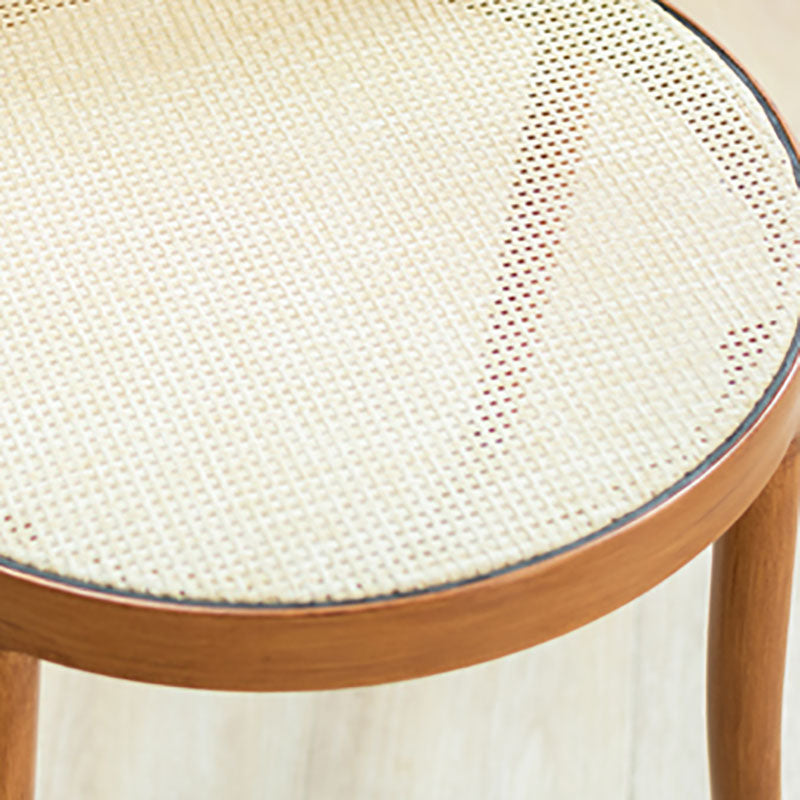 Scandinavian Arm Open Back Chairs for Home Wood Dining Chairs