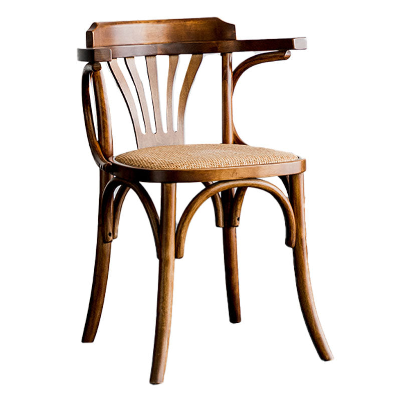 Wood Dining Room Chairs Traditional Style Windsor Back Arm Chair