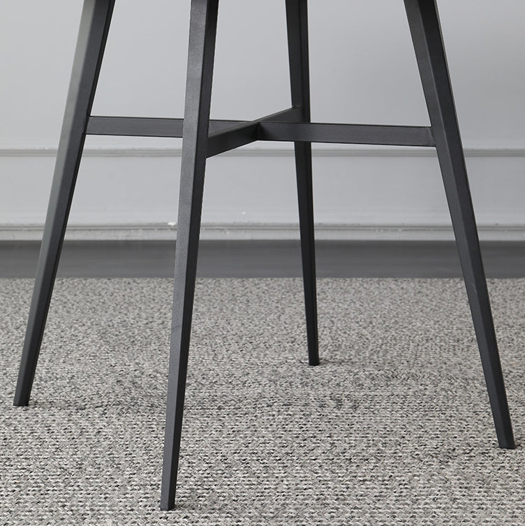 Contemporary Dining Furniture Set 1/2/3/5 Pcs Sintered Stone Dining Table and Chairs