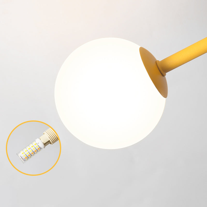 Contemporary Sputnik Ceiling Light Flush Mount Lighting for Living Room