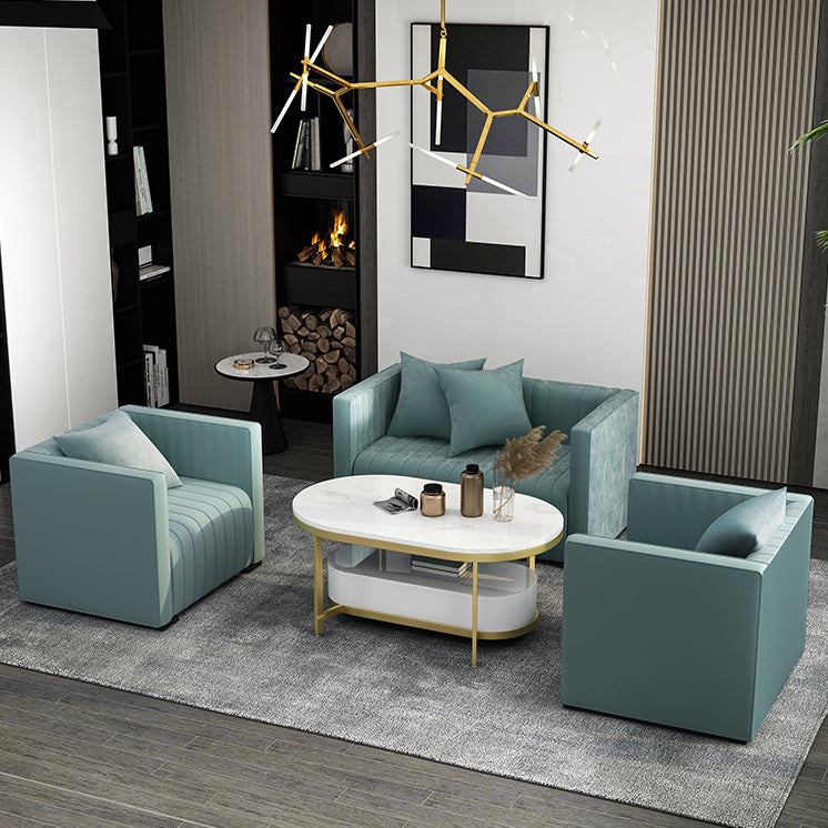 Glam 4 Legs Coffee Cocktail Table Slate Cocktail Table for Living Room