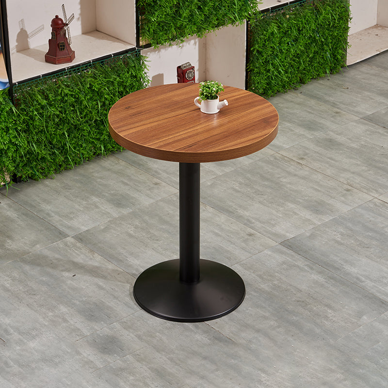 29.53" Tall Contemporary Style Coffee Cocktail Table Metal Pedestal Coffee Table