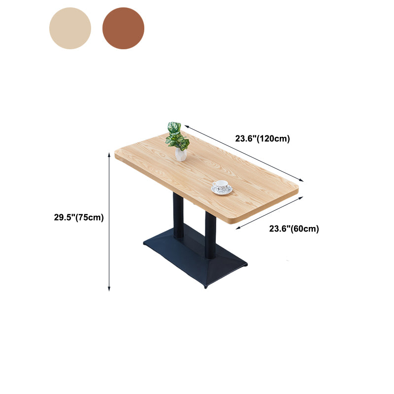 29.53" Tall Contemporary Style Coffee Cocktail Table Metal Pedestal Coffee Table