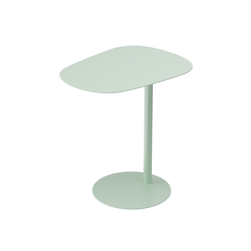 Mid-Century Side End Table Pedestal Naturally Shaped End Table