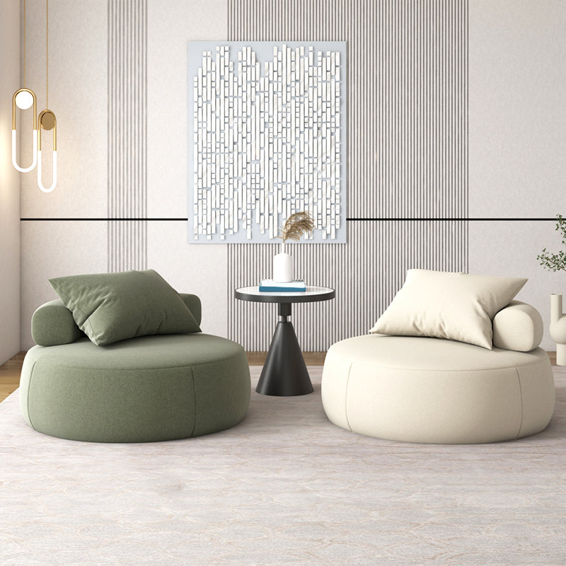 33.5"/39.3" Wide Armless Pillow Back Slipper Chair for Bedroom