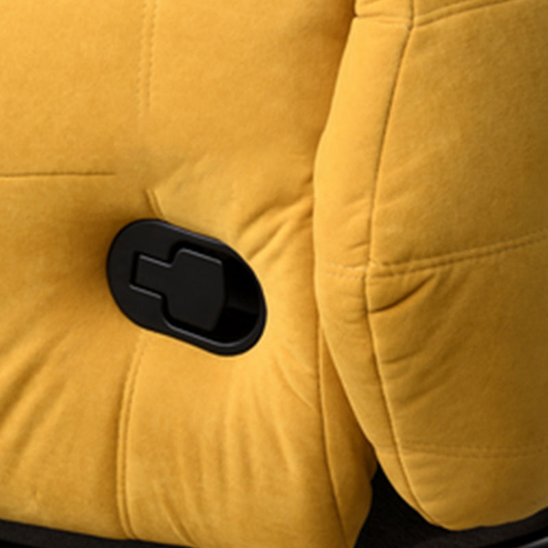 34.6"Wide Swivel Slipper Chair, Tight Back Armless Single Chair for Bedroom