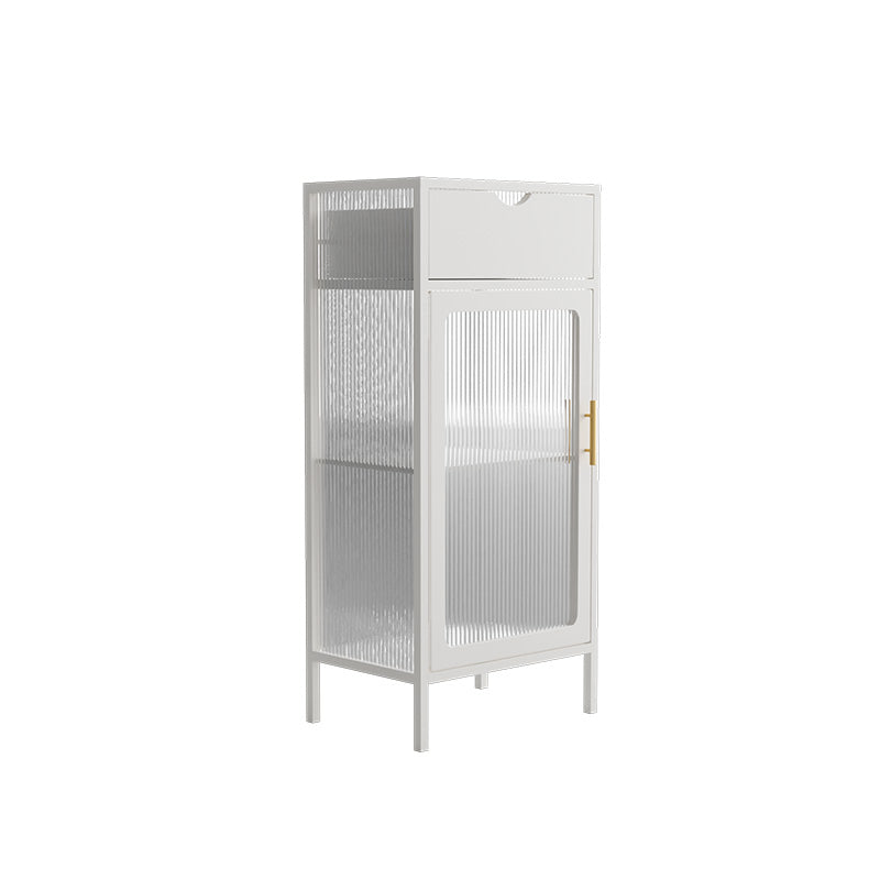 Contemporary 1 - Door Accent Cabinet, Rectangle Cabinet with 1 Drawer