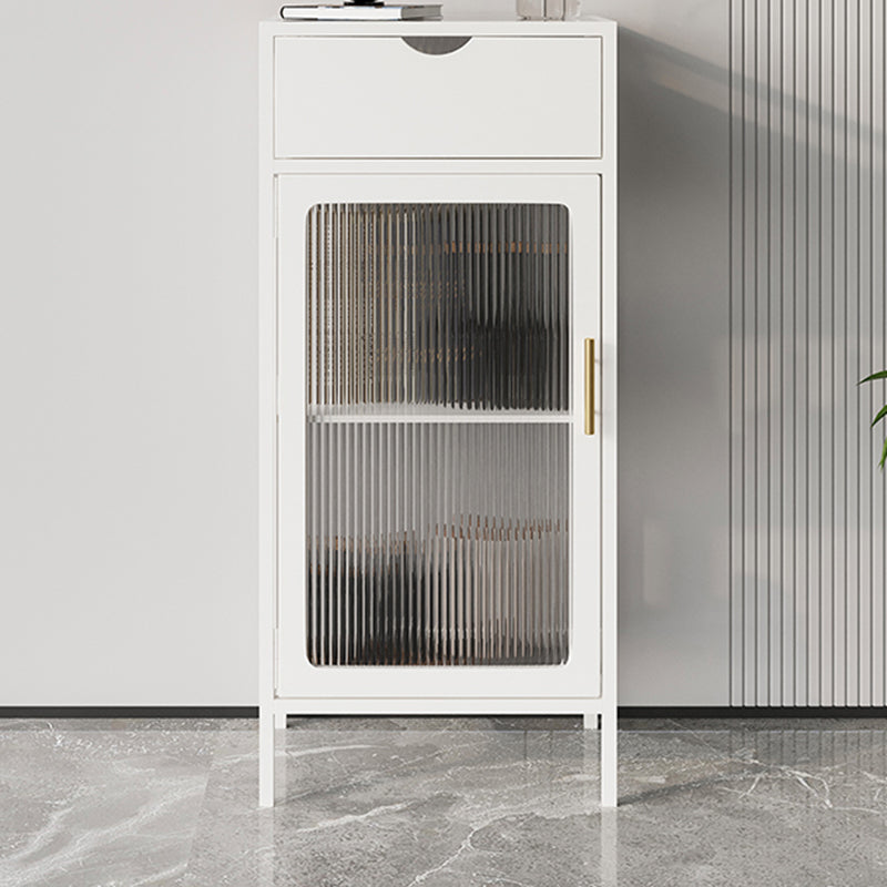 Contemporary 1 - Door Accent Cabinet, Rectangle Cabinet with 1 Drawer