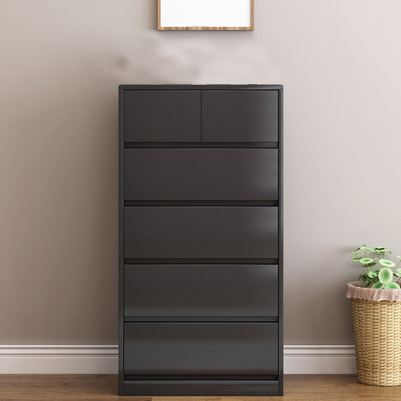 Rubberwood Accent Chest with Drawers 23.62" Long Contemporary Chest
