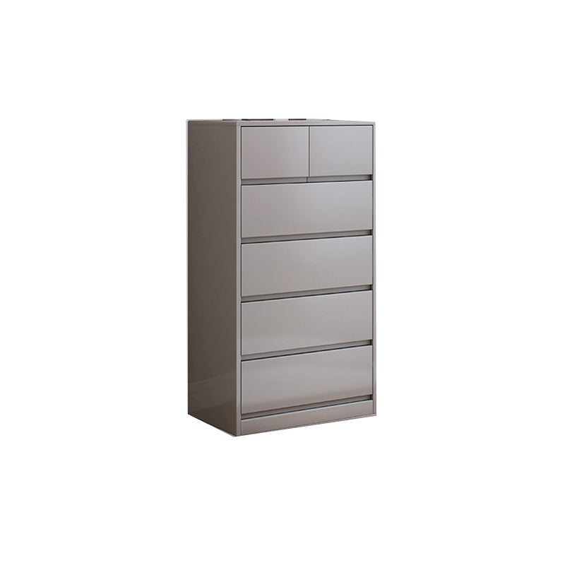 Rubberwood Accent Chest with Drawers 23.62" Long Contemporary Chest