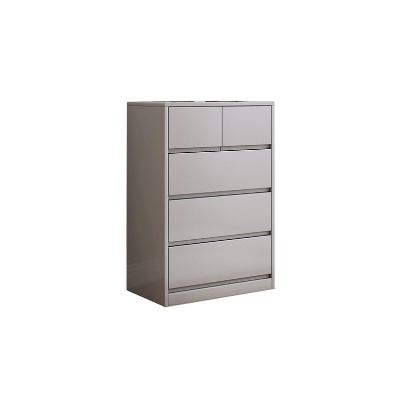 Rubberwood Accent Chest with Drawers 23.62" Long Contemporary Chest