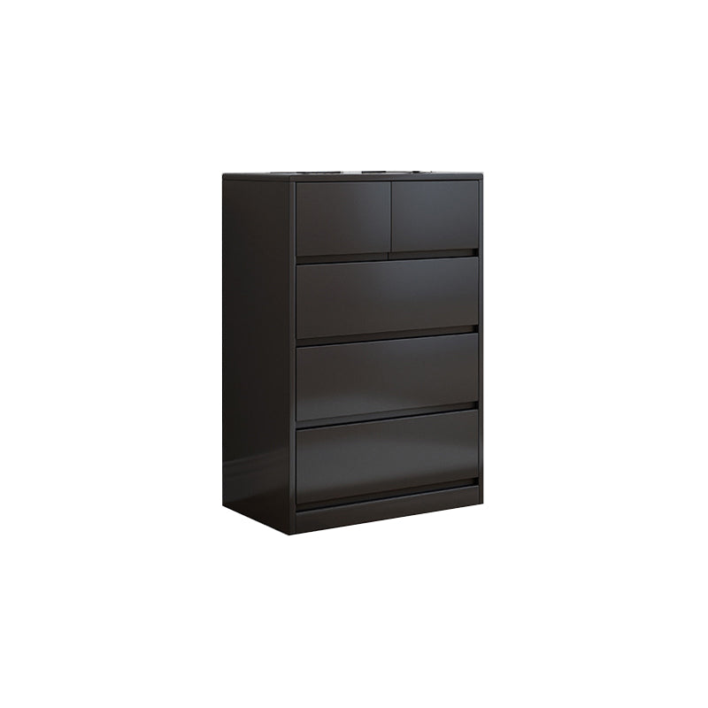 Rubberwood Accent Chest with Drawers 23.62" Long Contemporary Chest