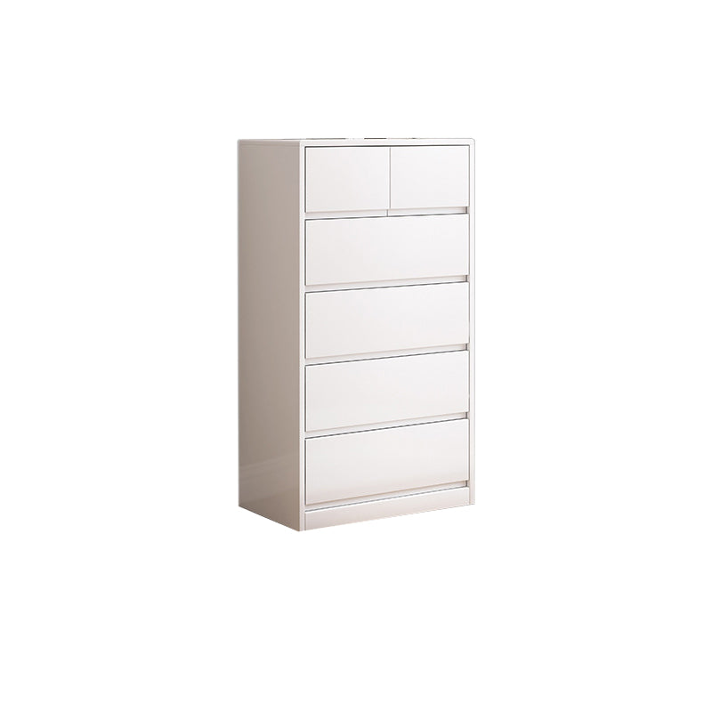 Rubberwood Accent Chest with Drawers 23.62" Long Contemporary Chest