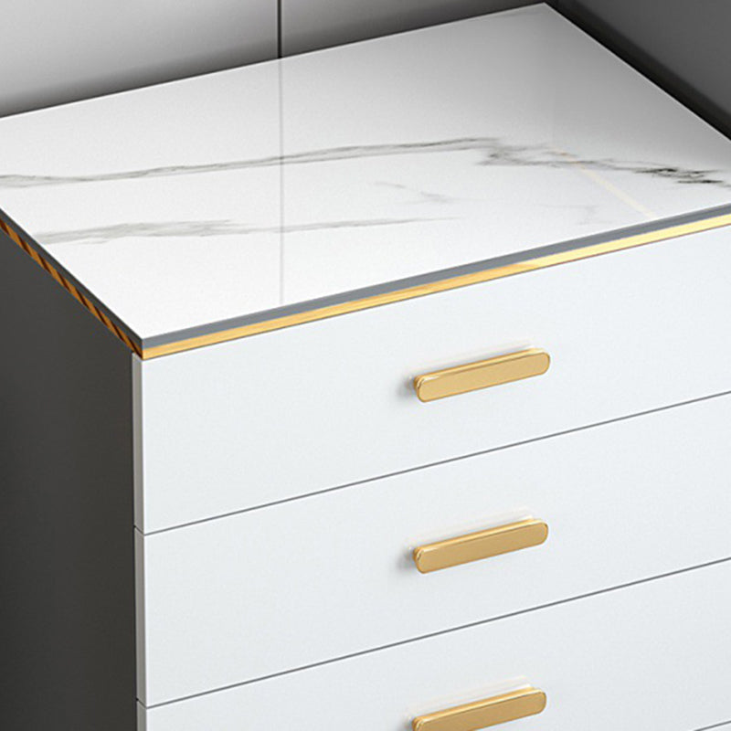 Modern Wood Accent Chest with Drawer 15.74" W,Water Resistant