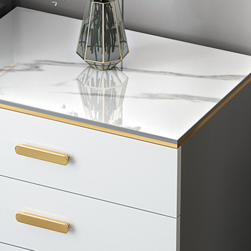 Modern Wood Accent Chest with Drawer 15.74" W,Water Resistant