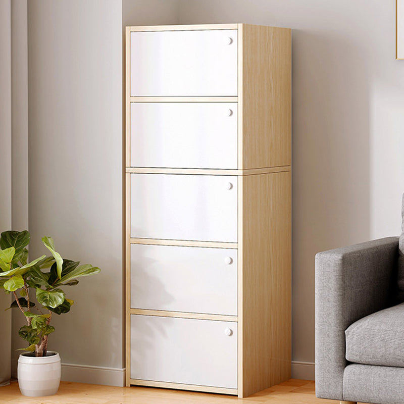 15.74" L Modern Accent Cabinet Wooden Storage Cabinet with Shelves