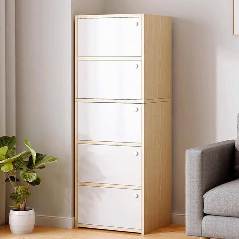 15.74" L Modern Accent Cabinet Wooden Storage Cabinet with Shelves