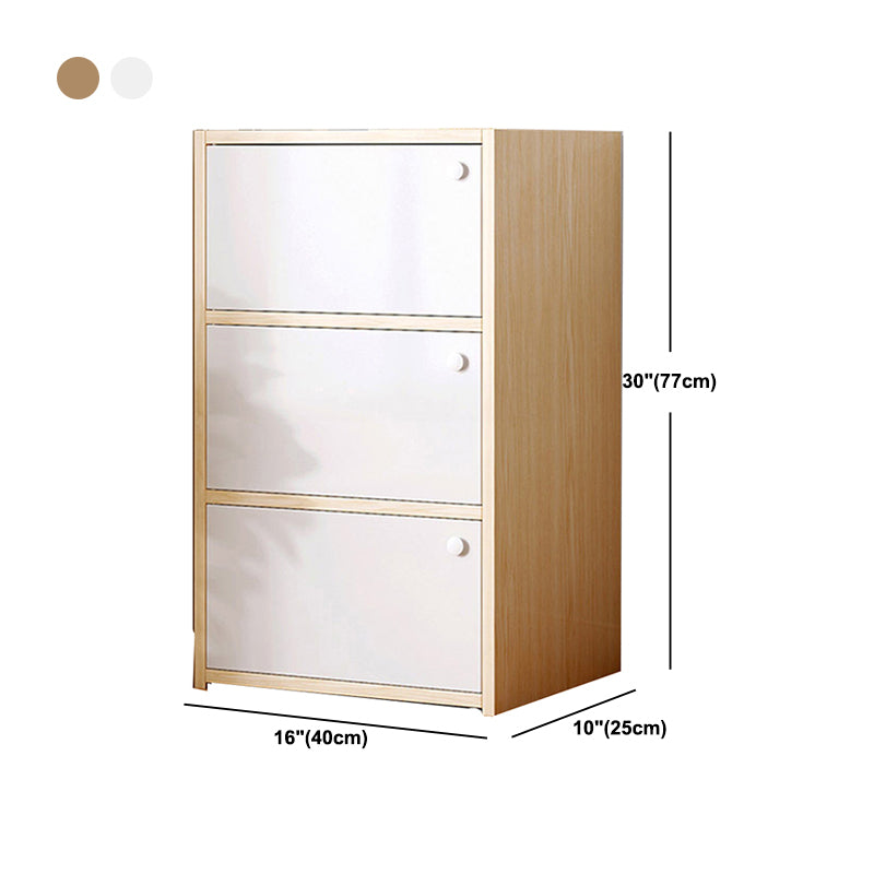 15.74" L Modern Accent Cabinet Wooden Storage Cabinet with Shelves