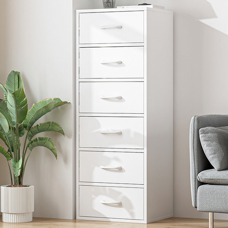 Contemporary Rectangle Gloss Finish with Drawer Chest,18.9" L