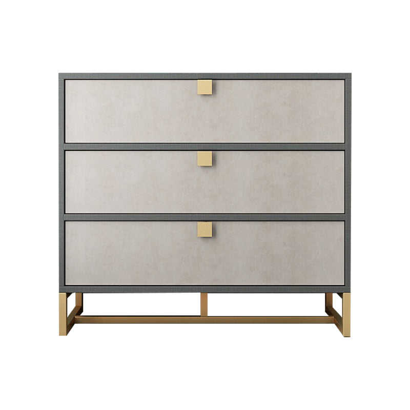 Wood Living Room Sideboard Modern Credenza with Storage and Drawer