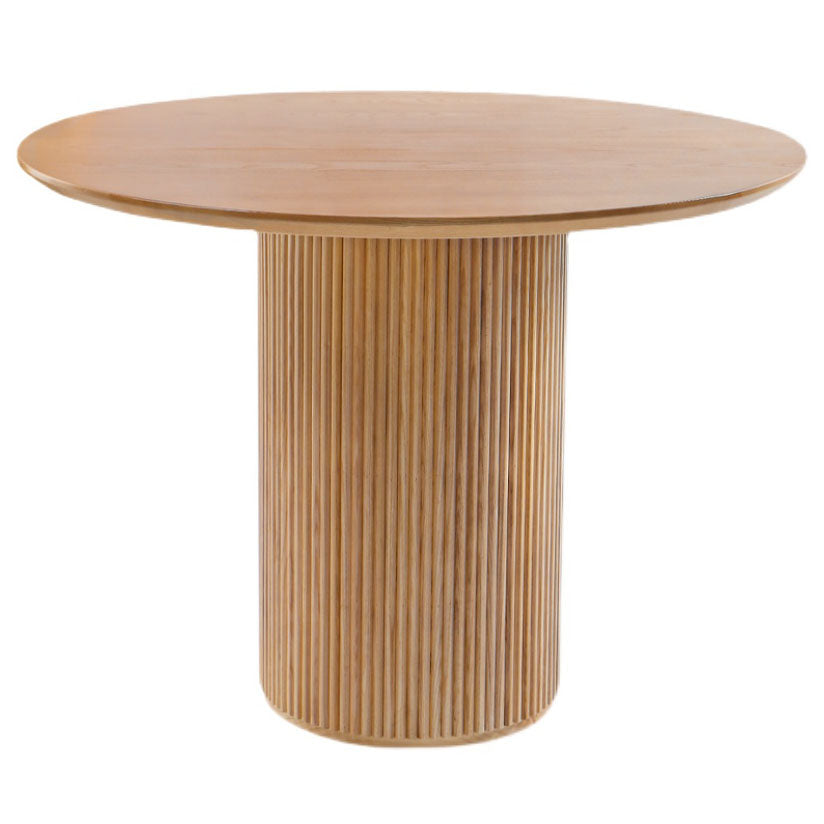 Round Table Solid Wood Contemporary Style Dining Table for Home Kitchen