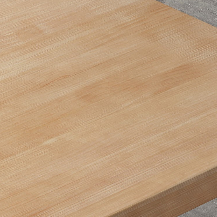 Industrial Style Dining Table Solid Wood Rectangle Table for Dining Room