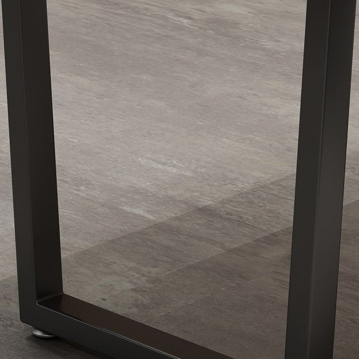 Industrial Style Dining Table Solid Wood Rectangle Table for Dining Room