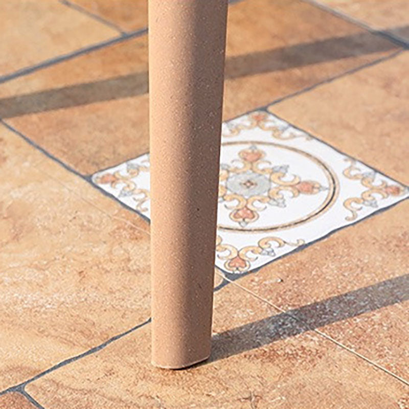 Plastic Side Chair Contemporary Solid Back Armless Dining Chair