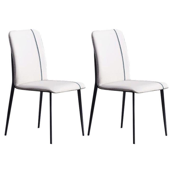 Metal Modern Indoor-Outdoor Side Chairs Parsons Dining Chair