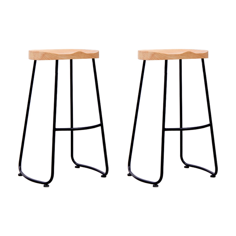 1/2 Pieces Luxurious Rectangular Pub Table Set Wooden Counter Table with Backless Stools