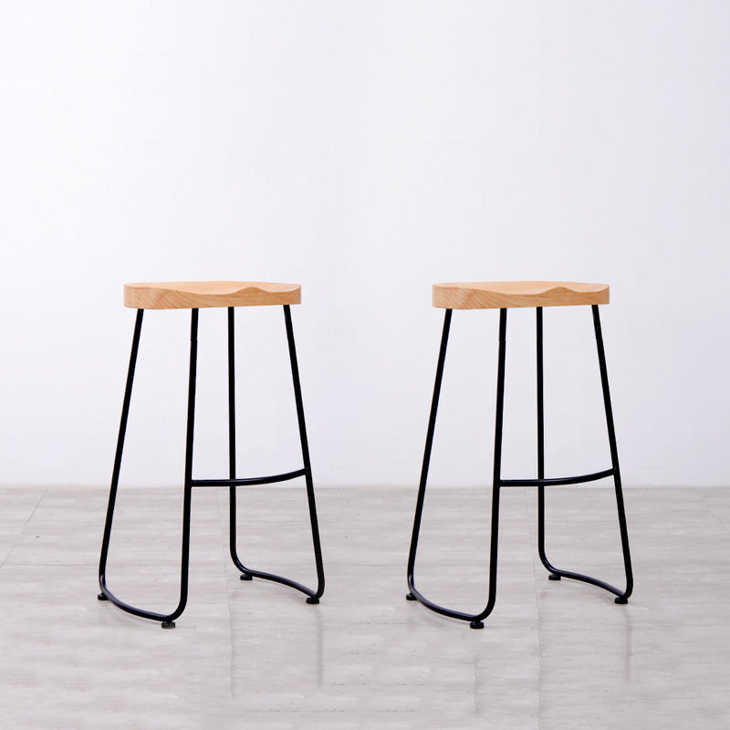 1/2 Pieces Luxurious Rectangular Pub Table Set Wooden Counter Table with Backless Stools